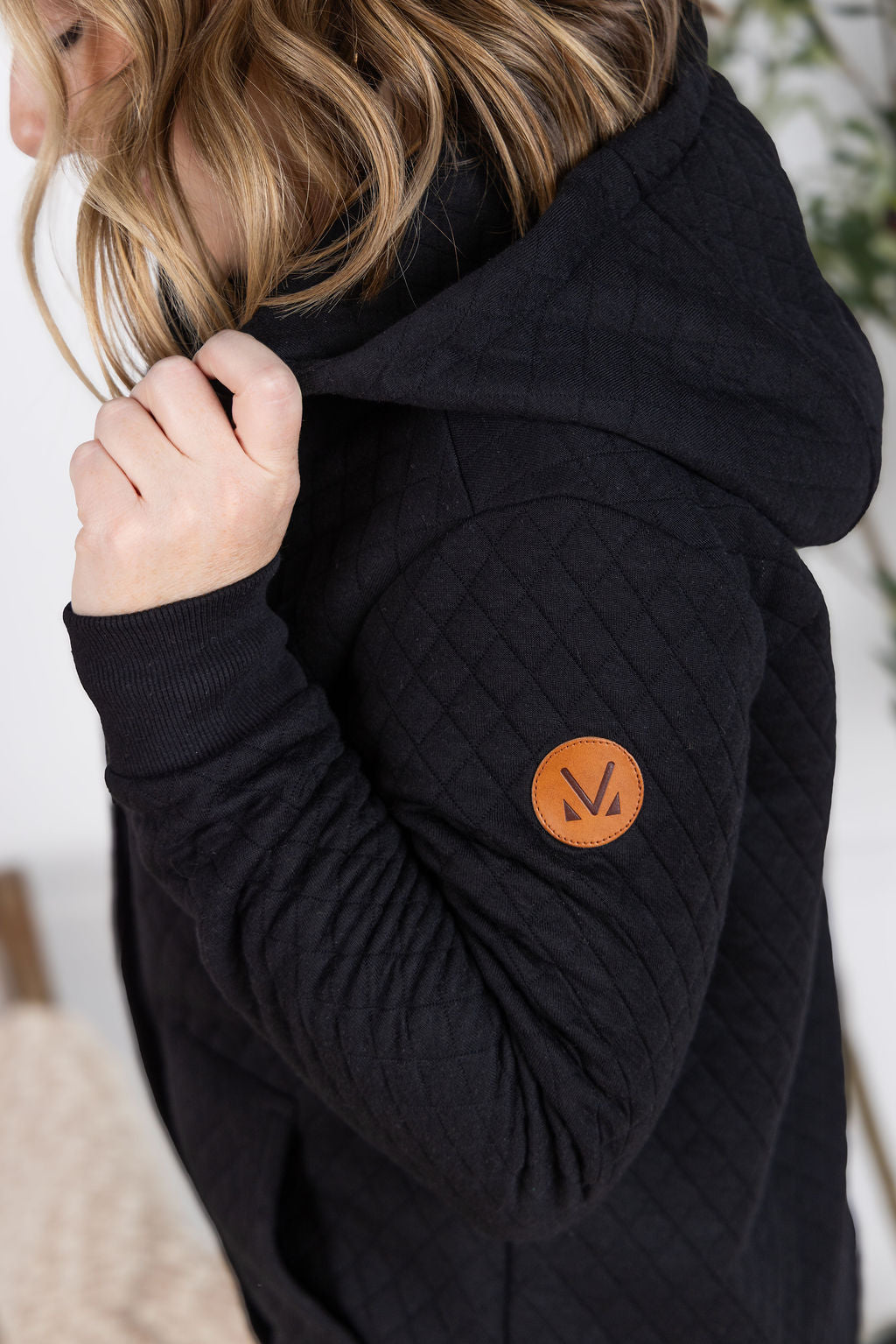 IN STOCK Kyla Zipper Snap Jacket - Black