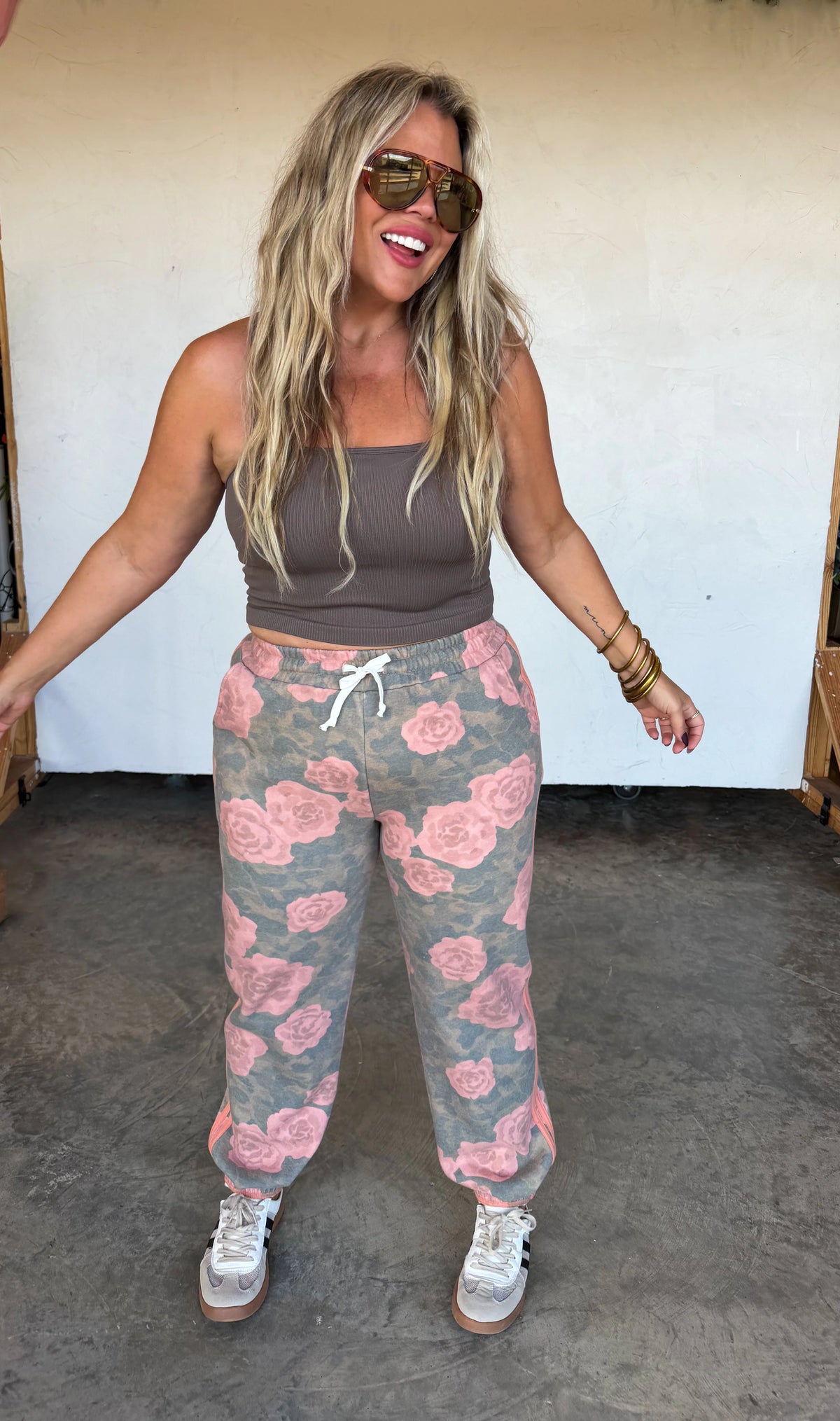 PREORDER: VINTAGE ROSE JOGGERS