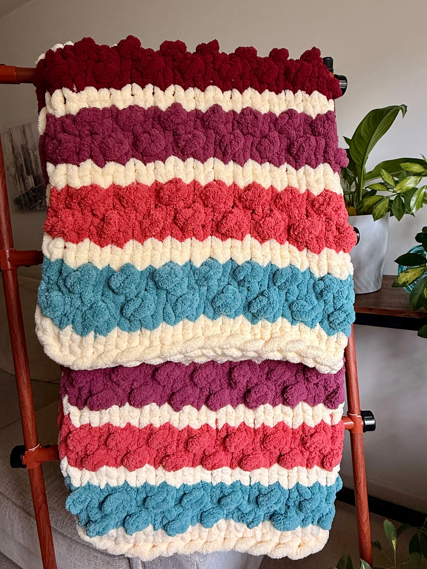 Autumn Grove Chunky Knit Throw Blanket