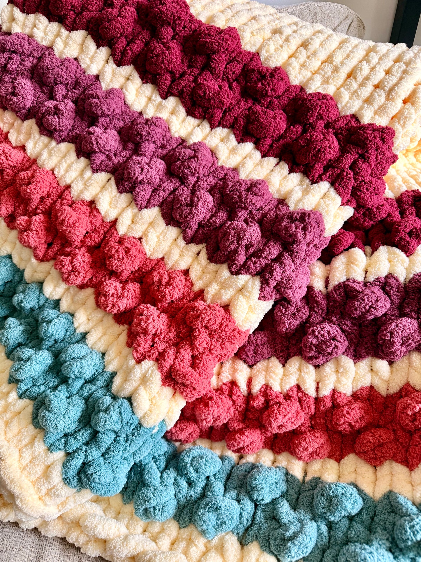 Autumn Grove Chunky Knit Throw Blanket