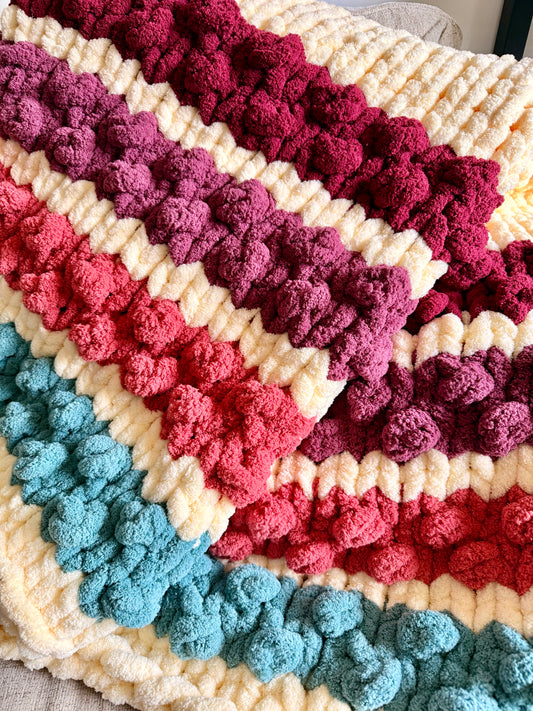 Autumn Grove Chunky Knit Throw Blanket
