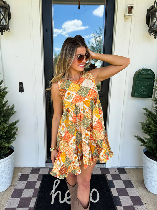 PREORDER- HARVEST & GINGHAM DRESS
