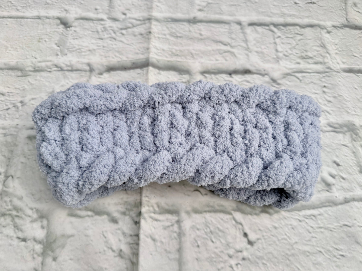 Handmade Chunky Chenille Ear Warmer Headband