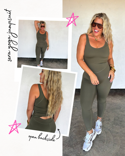 PREORDER- SERA YOGA JUMPSUIT