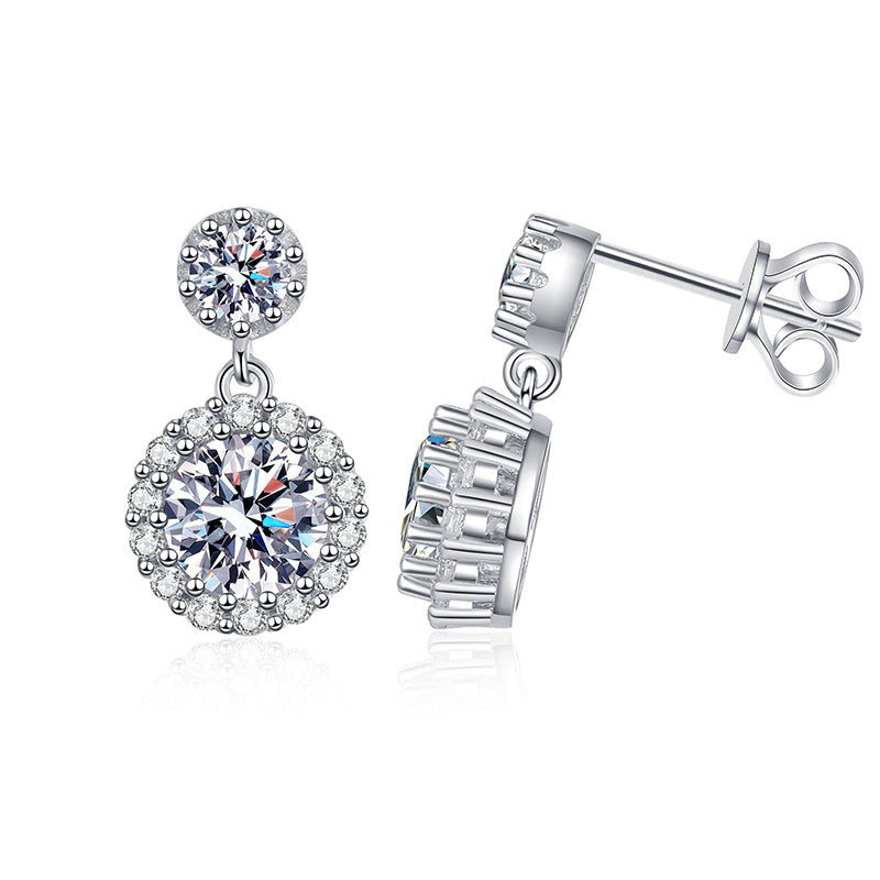 Preorder: Moissanite Drop Studs