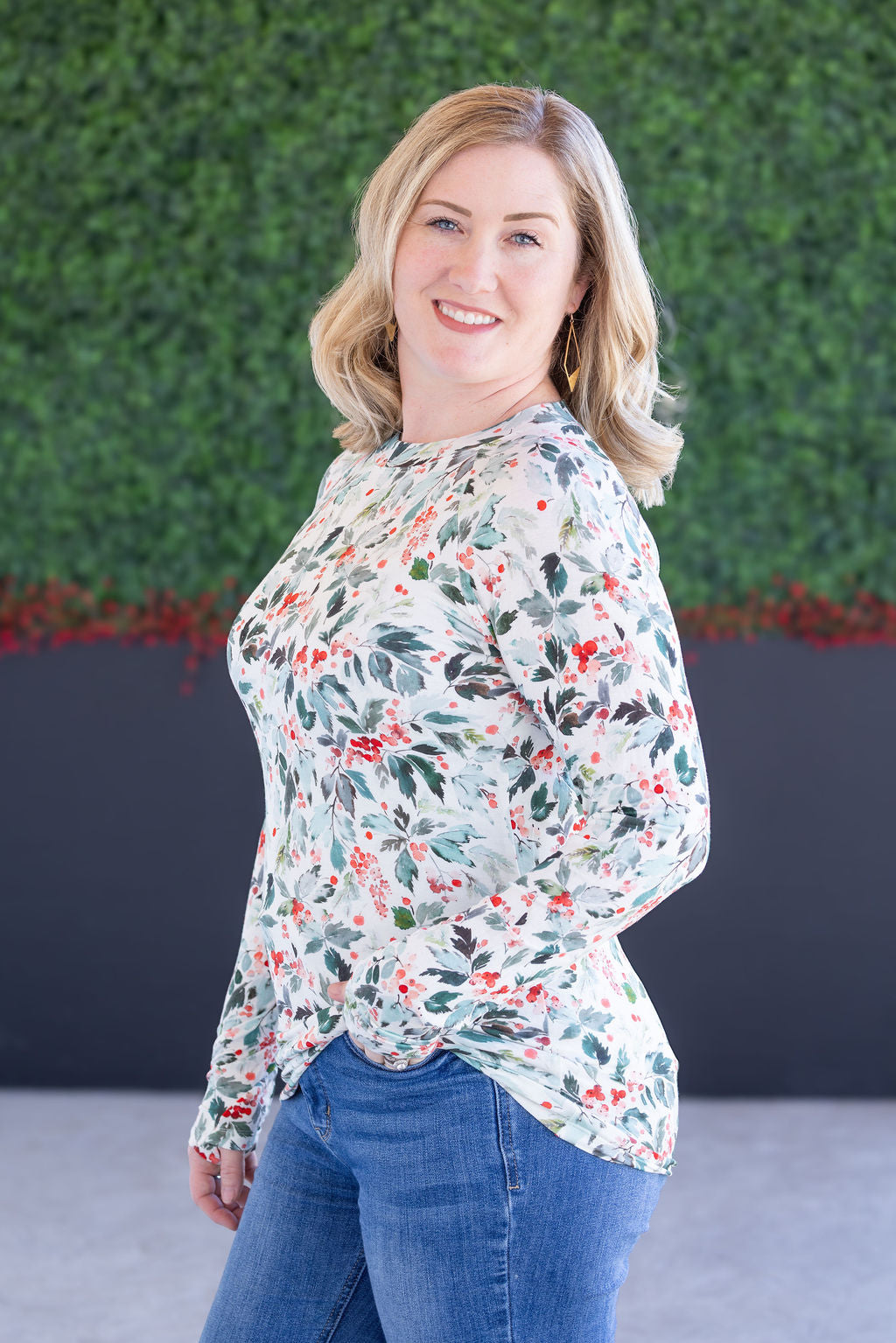 IN STOCK Blair Long Sleeve Top - Winter Berry