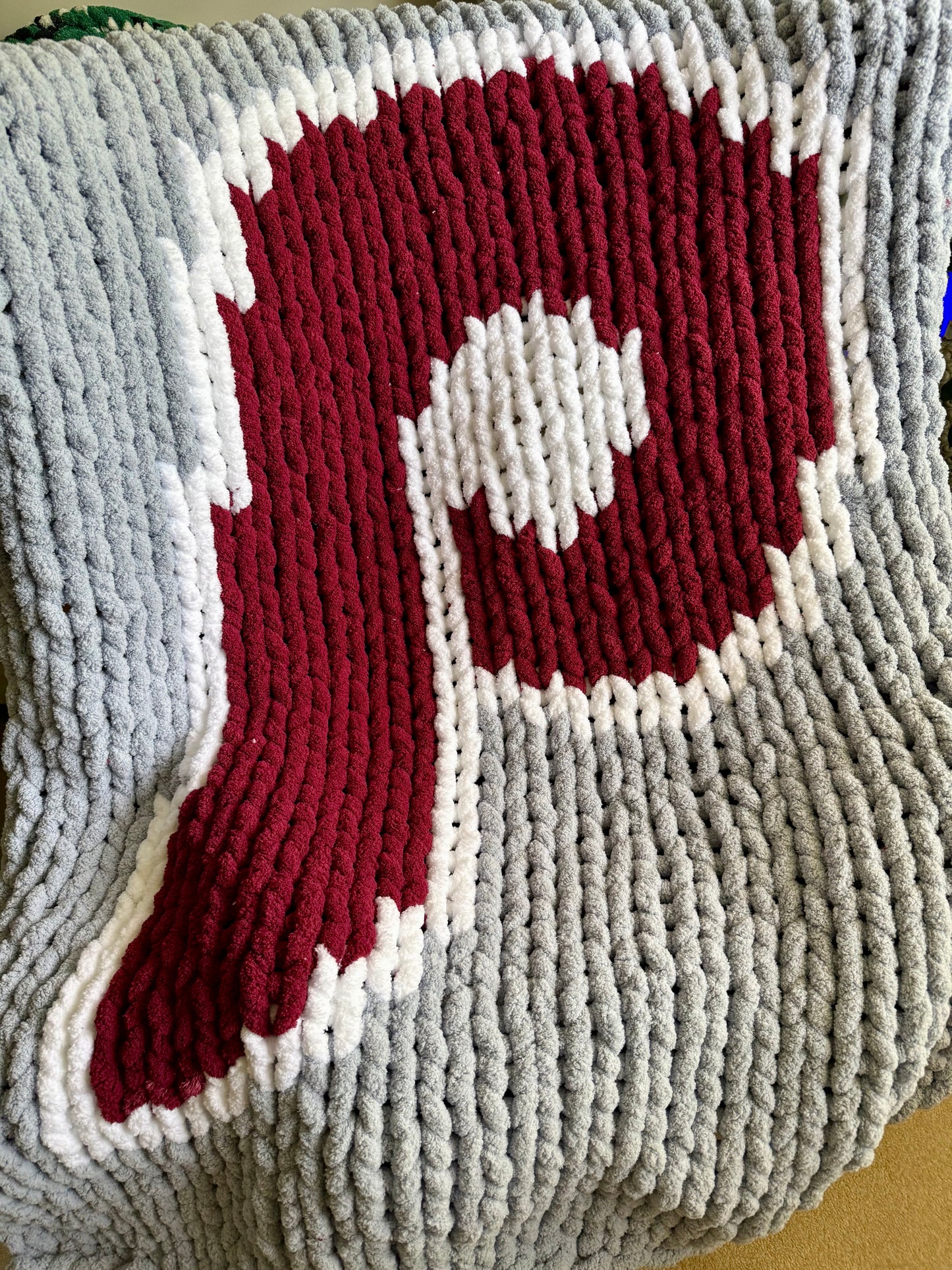 Retro Philadelphia Baseball Inspired Blanket
