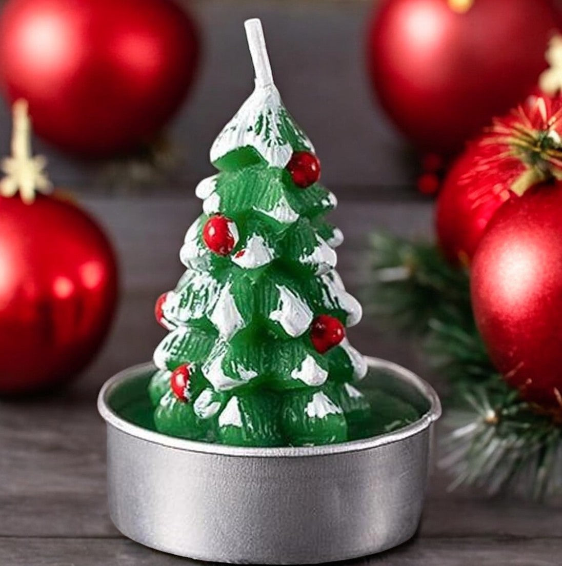 Christmas Tree Paraffin 3pk