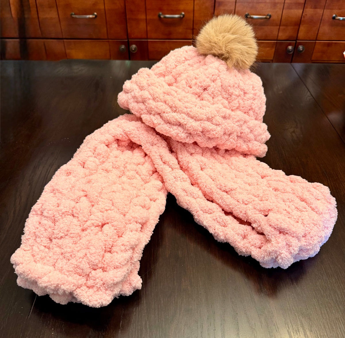 Chunky Knit Hat & Scarf Set