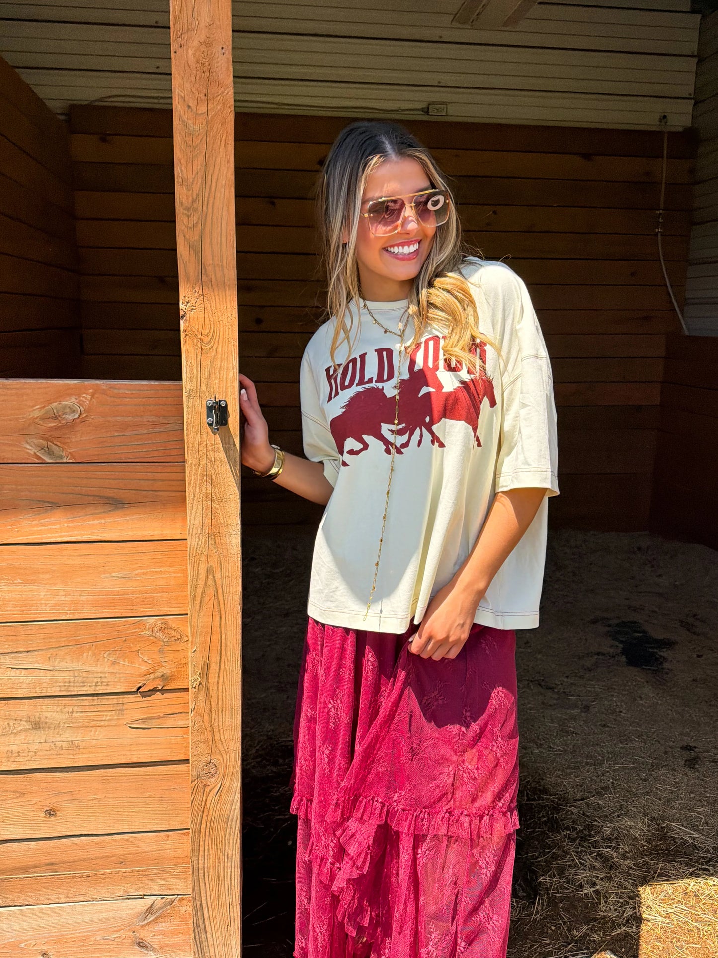 PREORDER- HOLD YOUR HORSES TEE