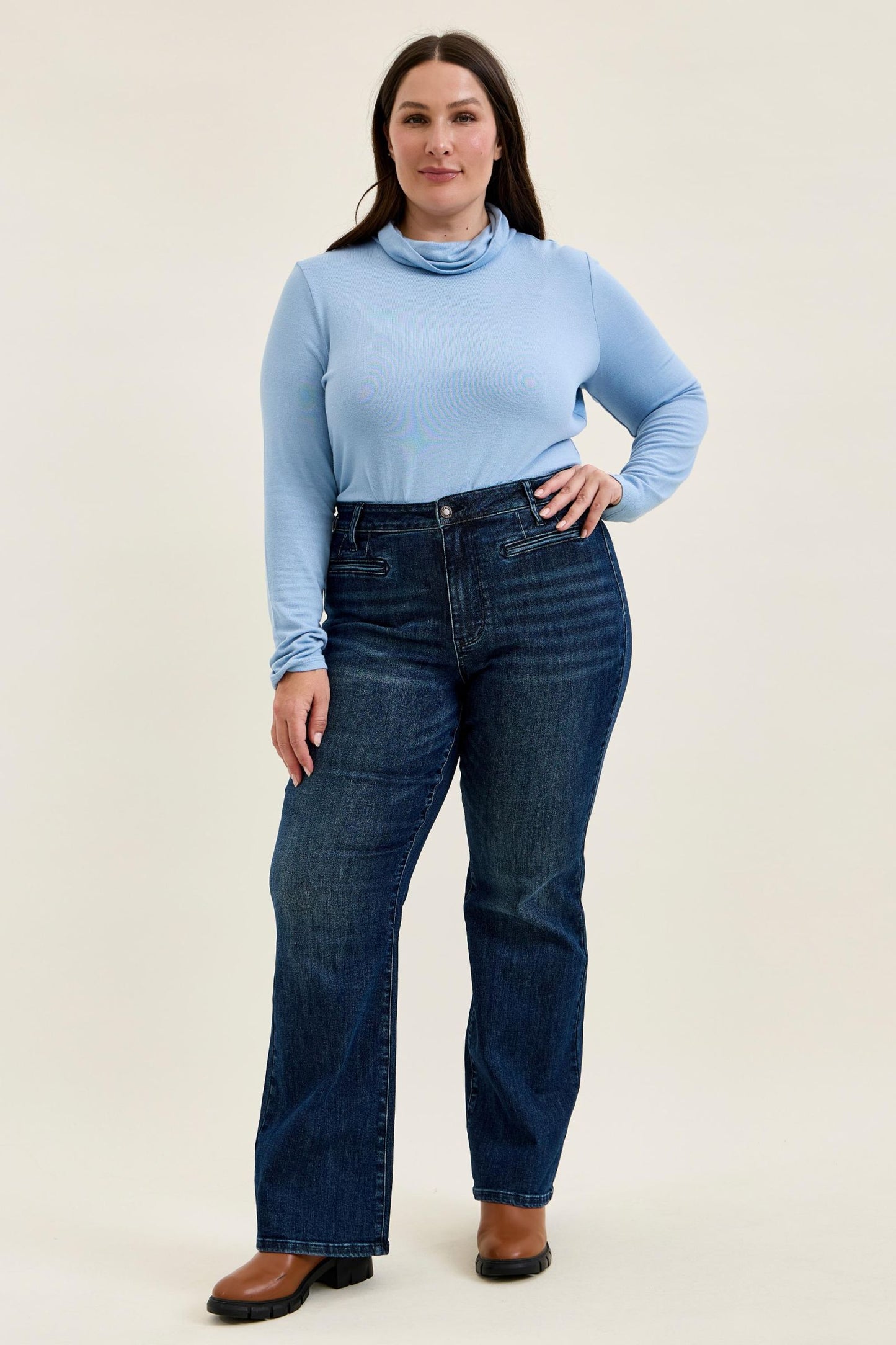 Judy Blue “Alex” Boyfriend Bootcut Jeans