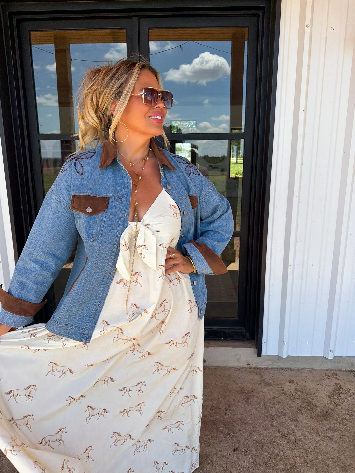 PREORDER- COWBOY ROMANCE DENIM JACKET