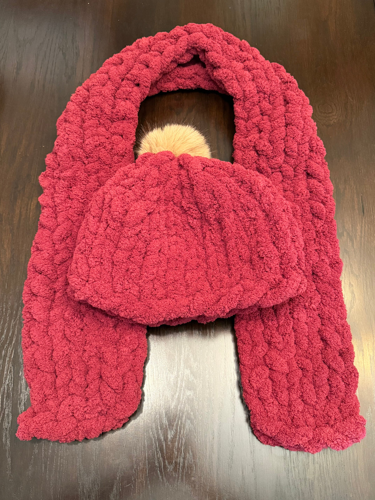 Chunky Knit Hat & Scarf Set