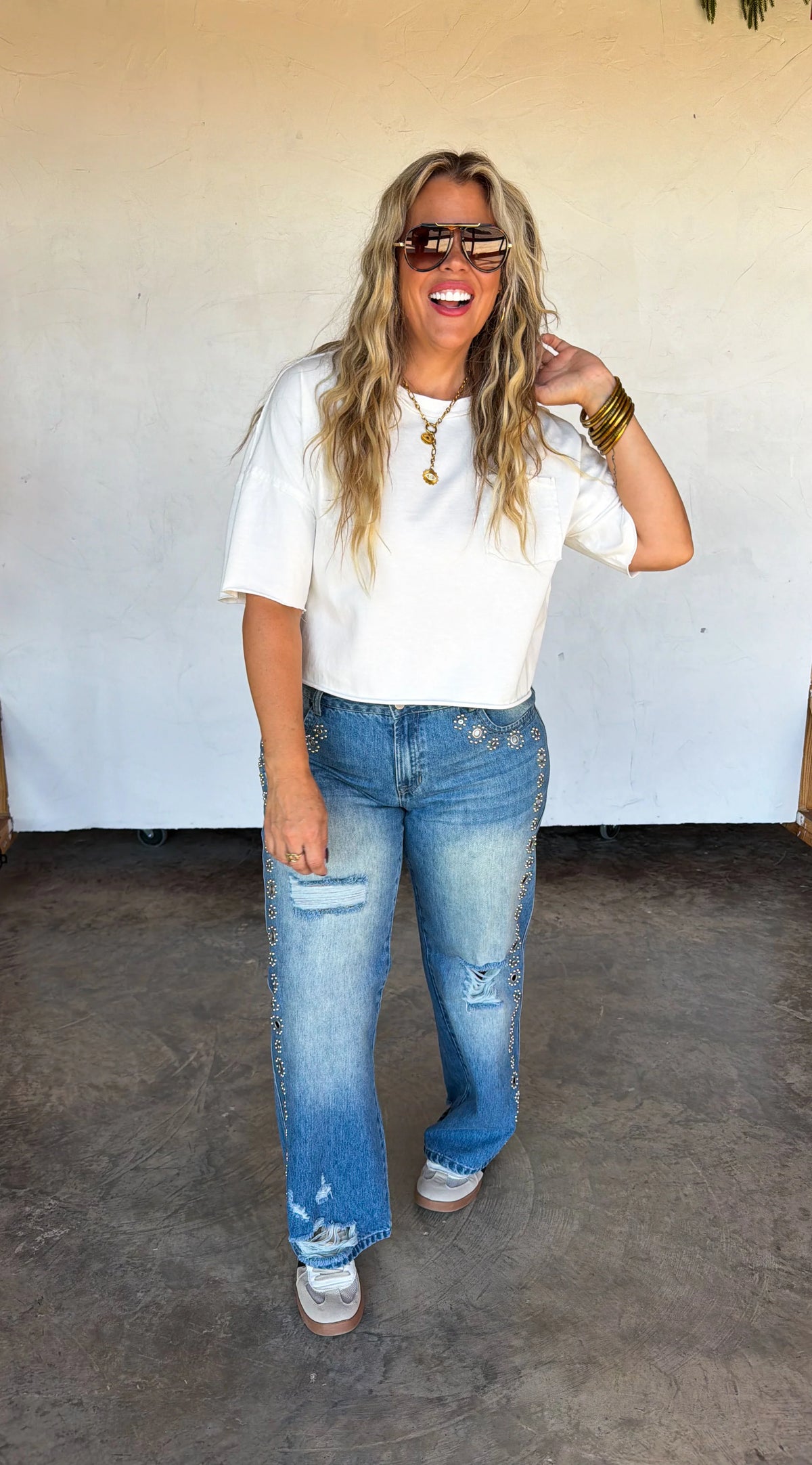 PREORDER: THE JAGGER STUDDED JEANS