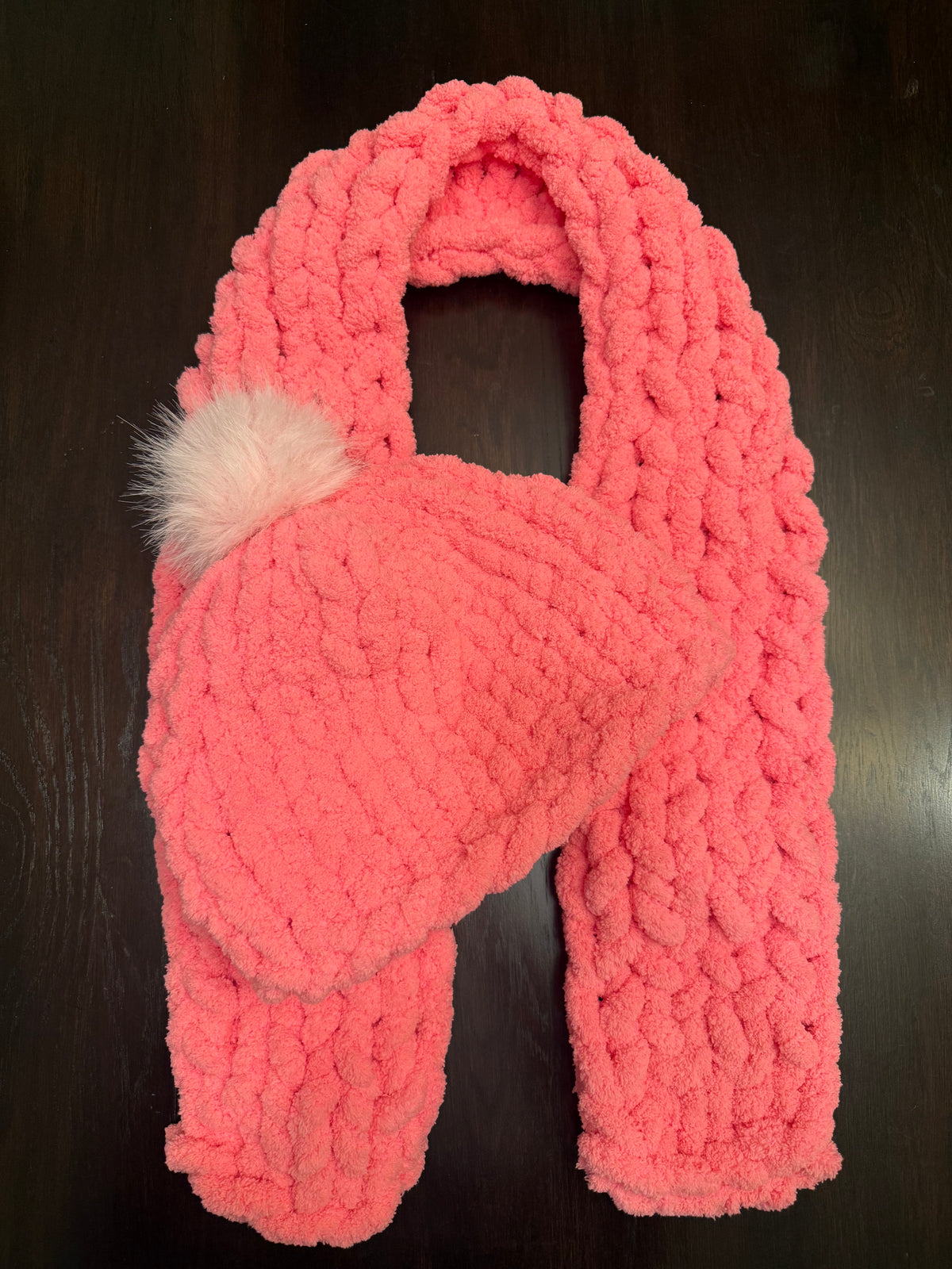 Chunky Knit Hat & Scarf Set