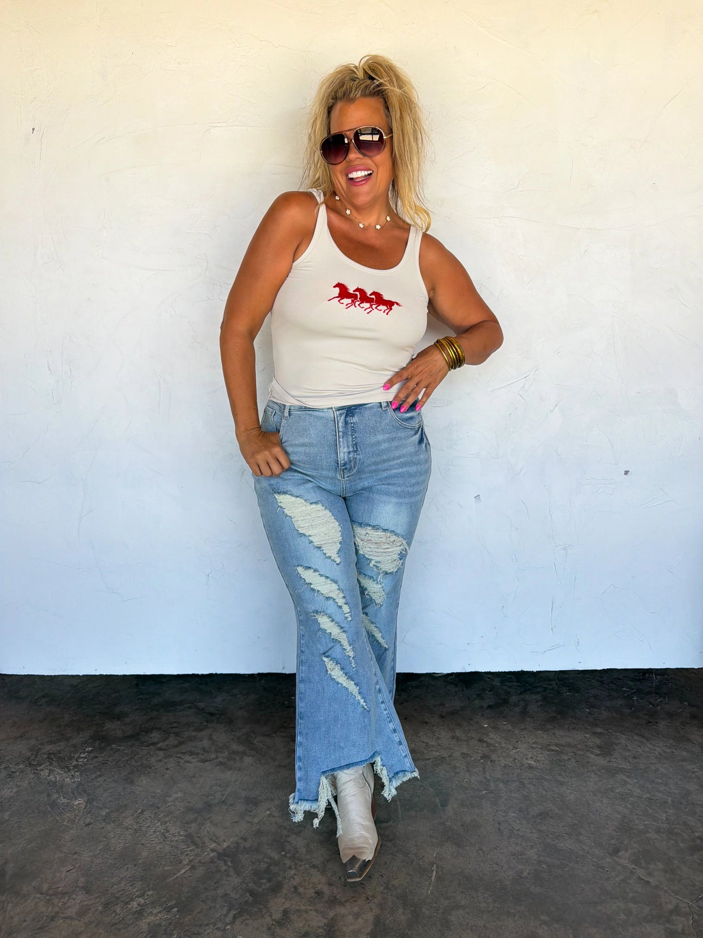 PREORDER- LUCKY STAR URBAN DISTRESSED JEAN