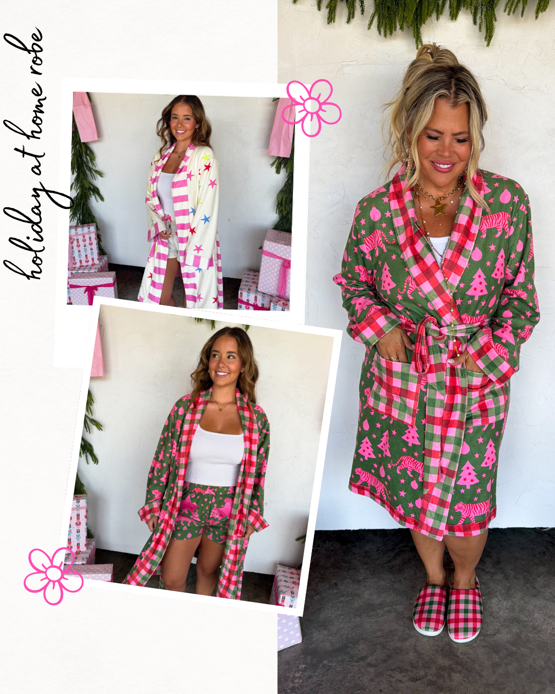 PREORDER- HOLIDAY AT HOME ROBE