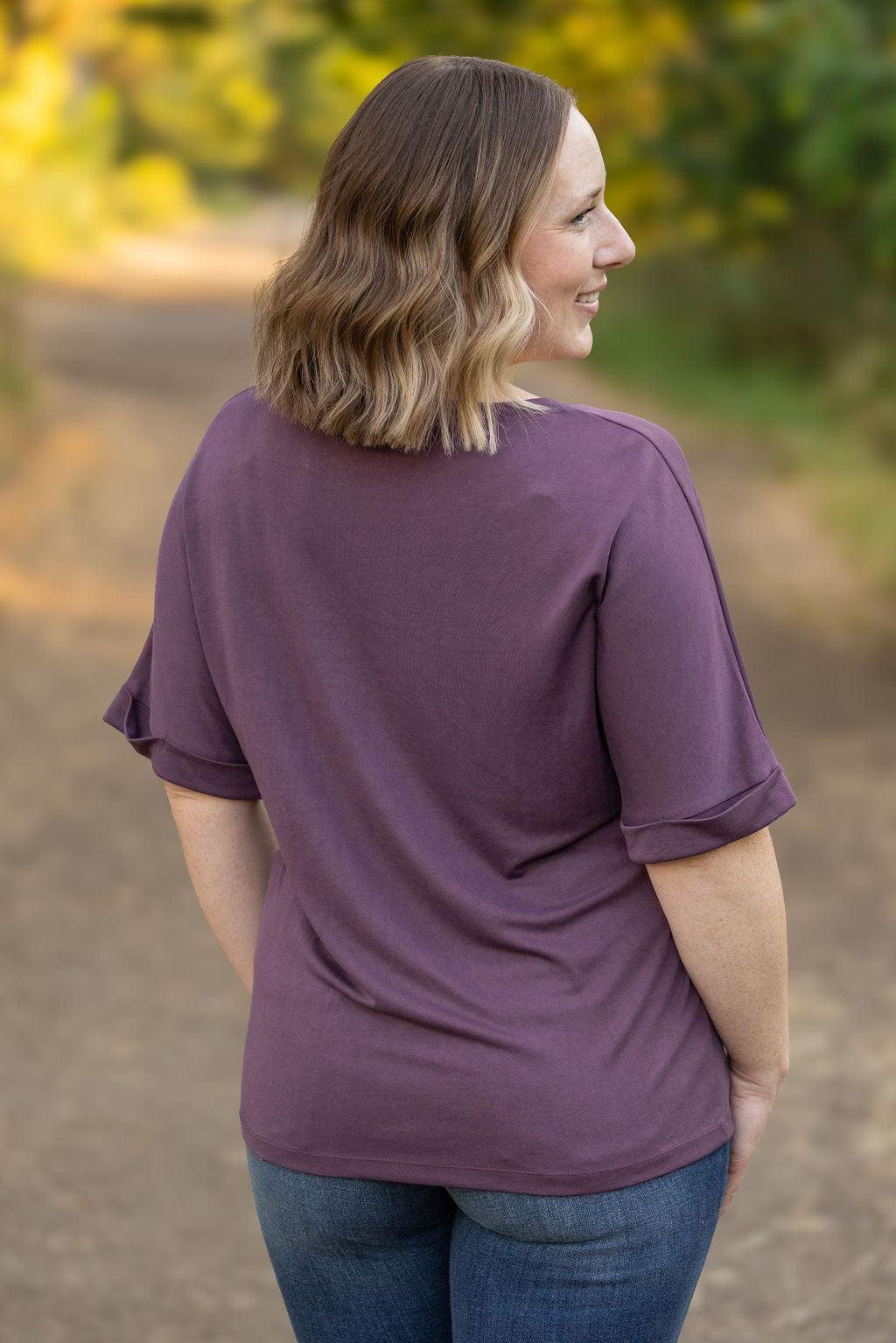 IN STOCK Selene Relaxed Top - Amethyst