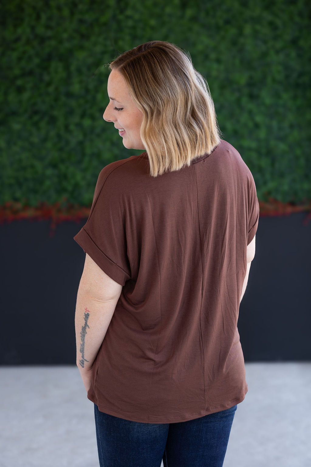 IN STOCK Sierra Pocket Top - Brown