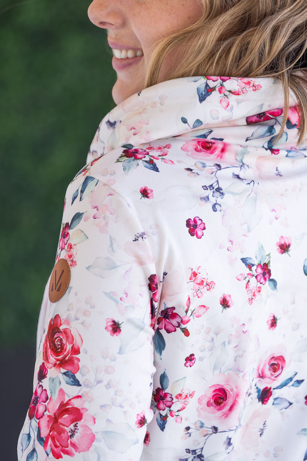 IN STOCK Soft Funnel Neck - Pink Bloom