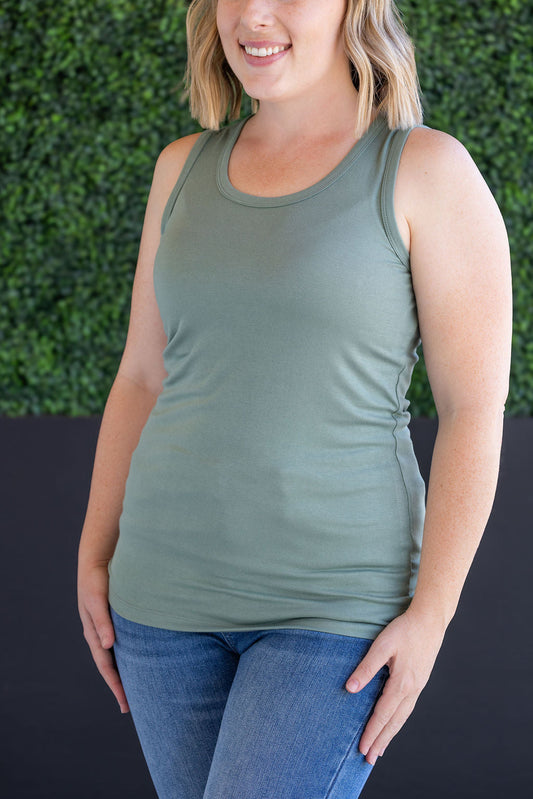 IN STOCK Ava Tank - Sage