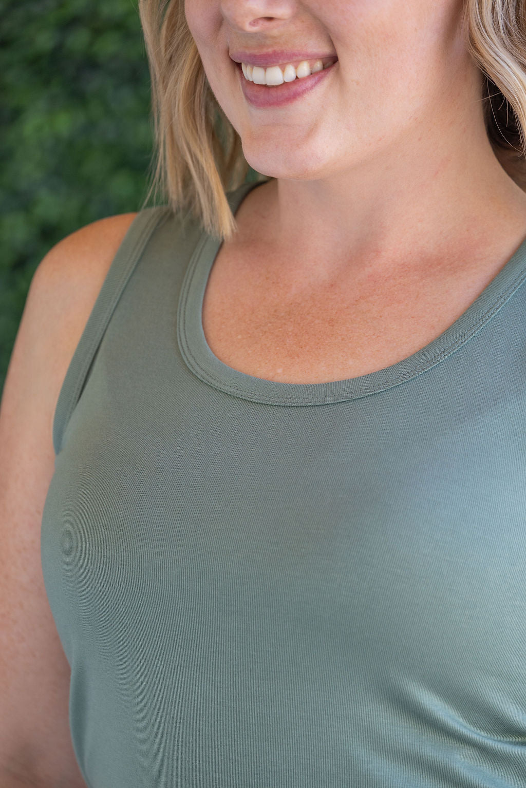 IN STOCK Ava Tank - Sage