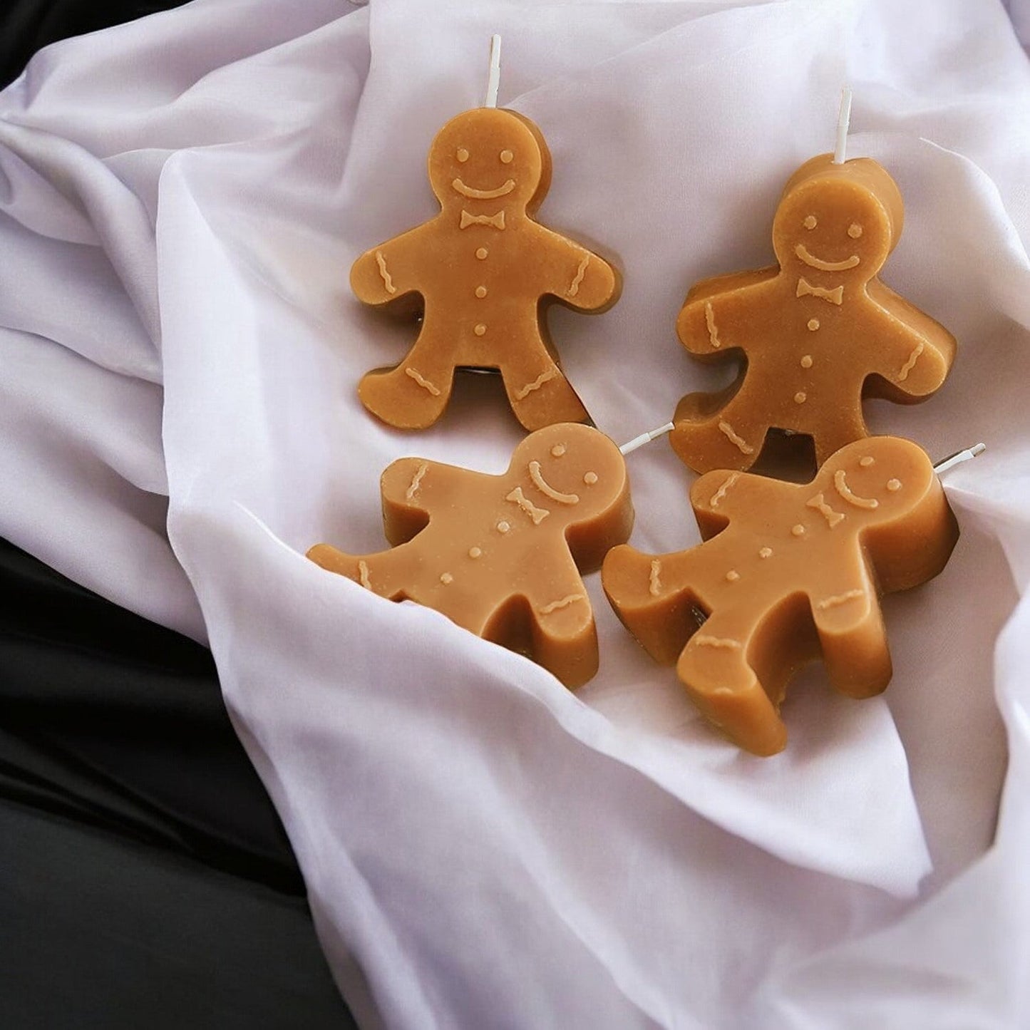 Gingerbread Man Paraffin Candle