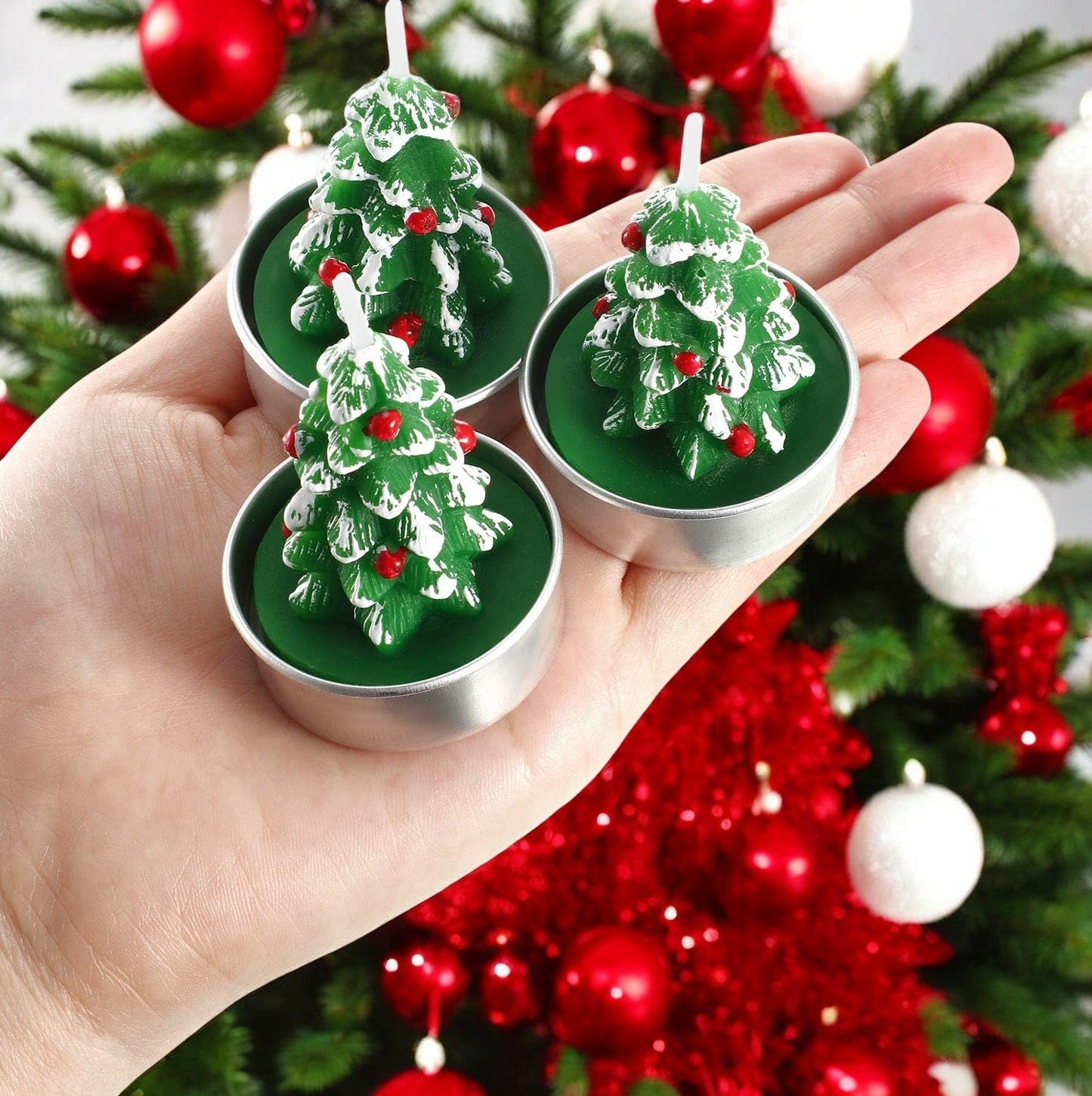 Christmas Tree Paraffin 3pk