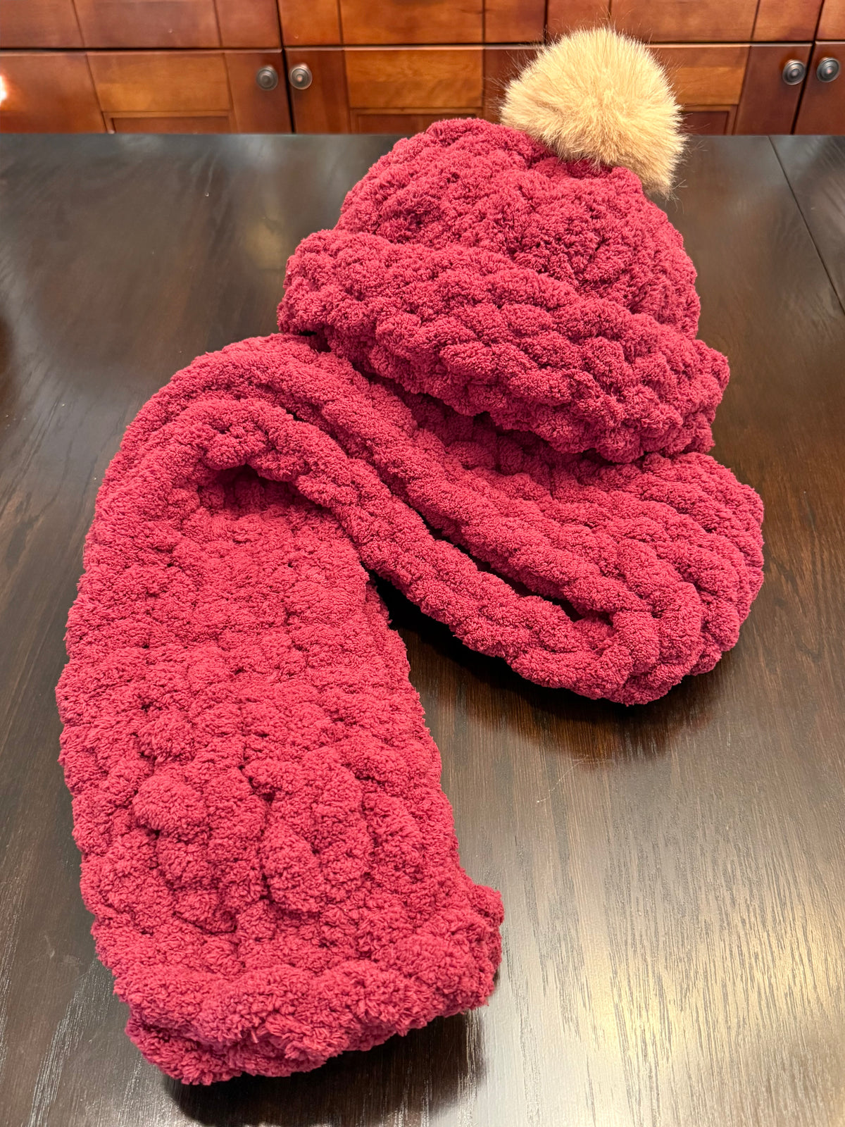 Chunky Knit Hat & Scarf Set