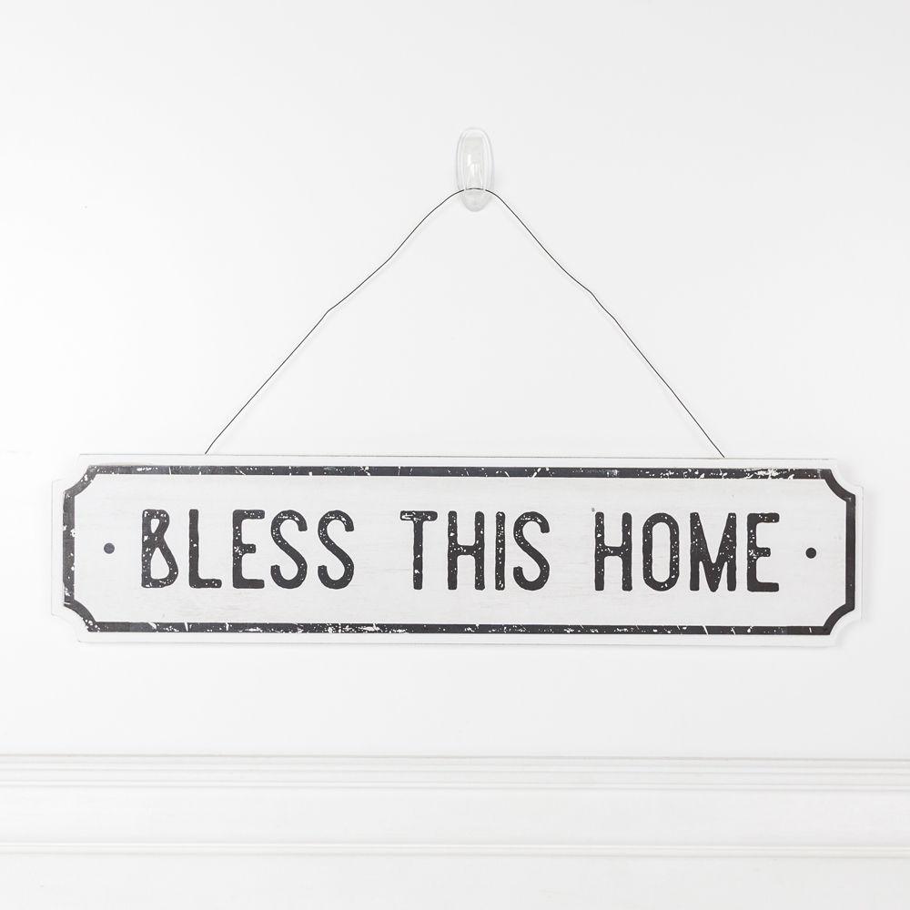 Bless This Home, Wooden House Sign, Farmhouse Chic