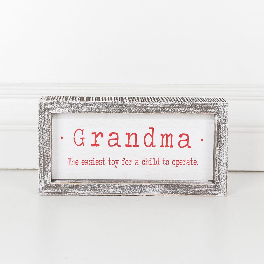 Funny Christmas Grandma Sign