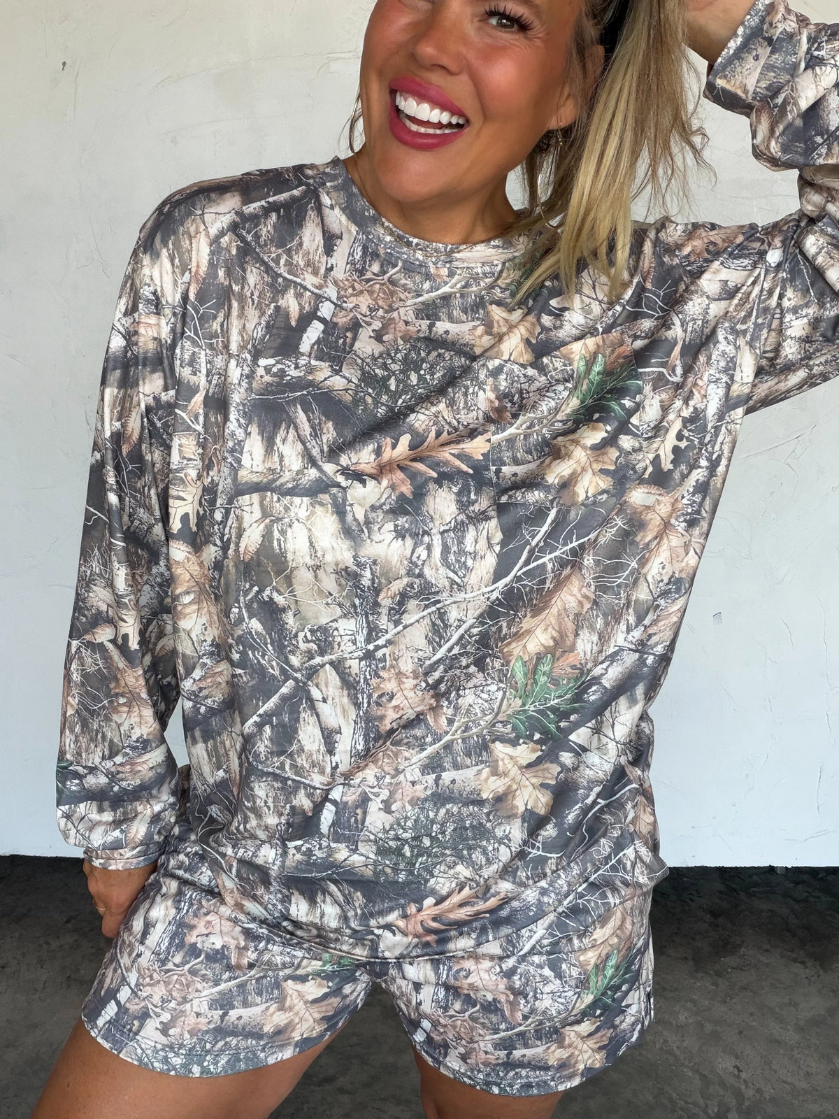 PREORDER- COZY IN CAMO LOUNGE SET