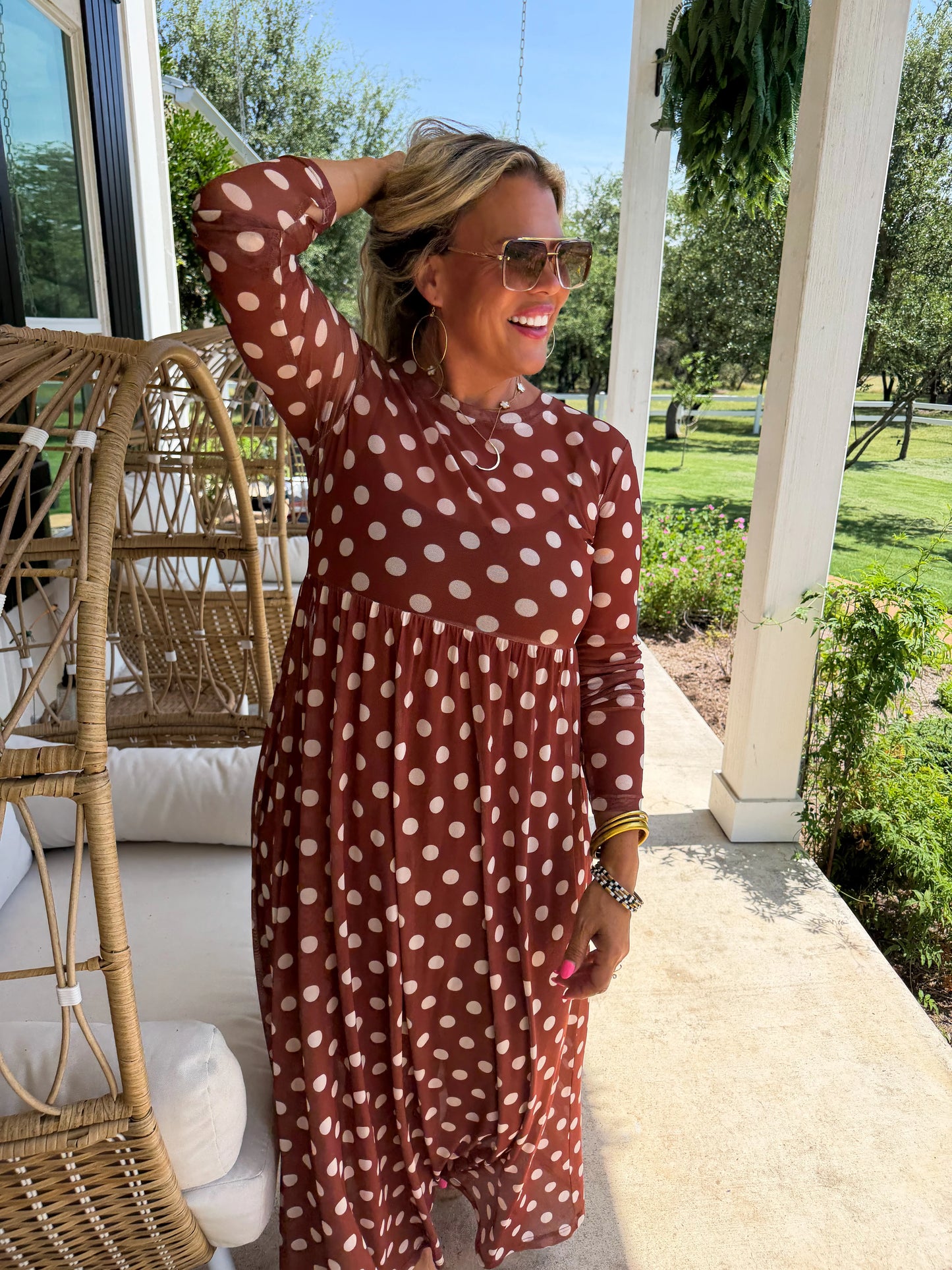 PREORDER- THE COUNTRYSIDE MESH DRESS