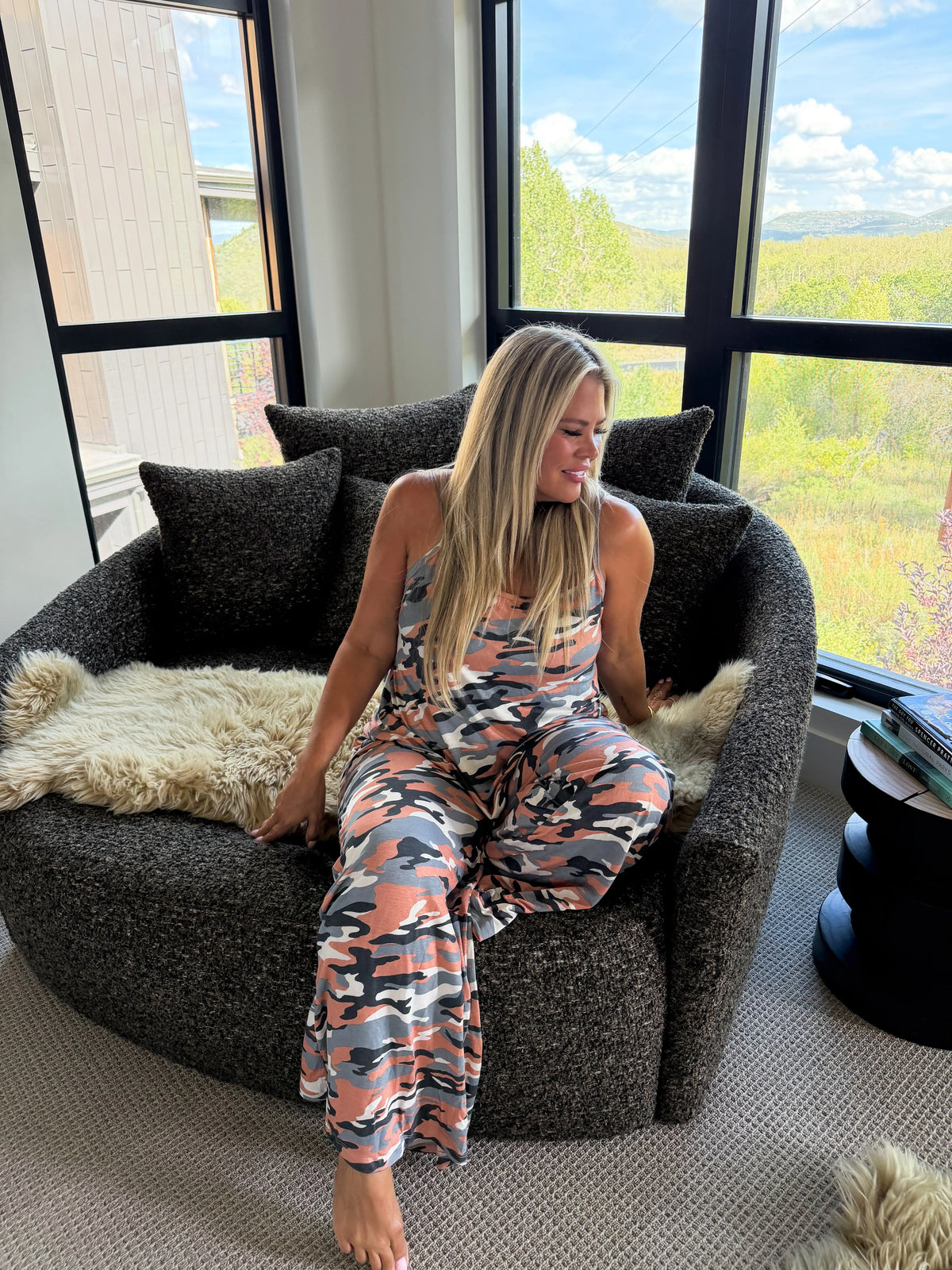 PREORDER- CAMO DELILAH PANT SETS