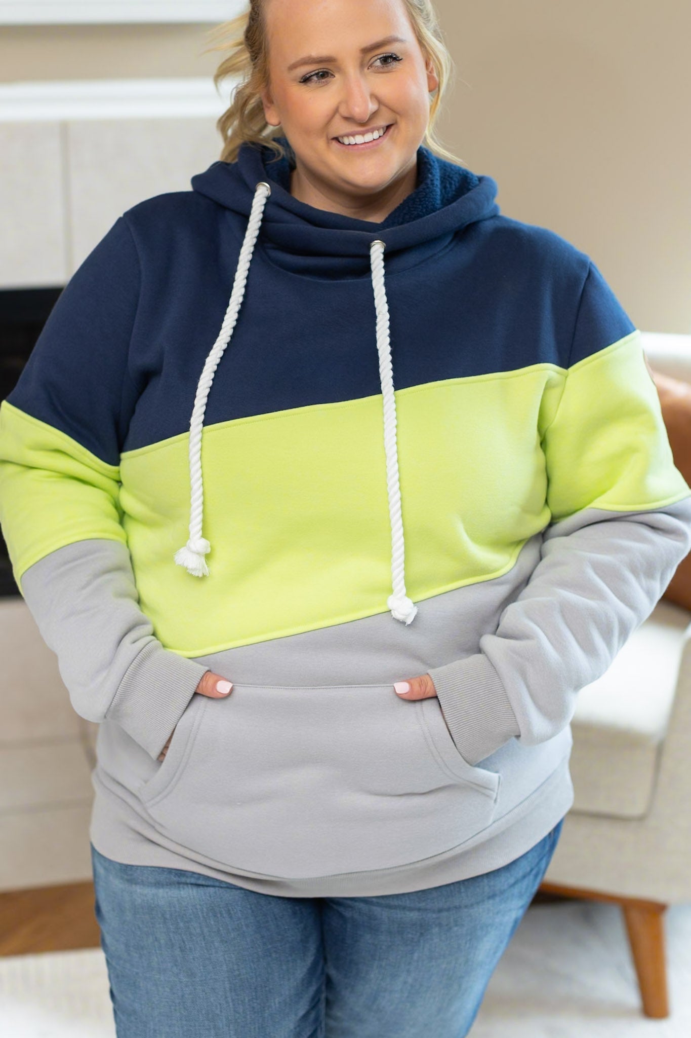 IN STOCK Lizzie Women's Hoodie | Seattle Navy, Lime, Grey