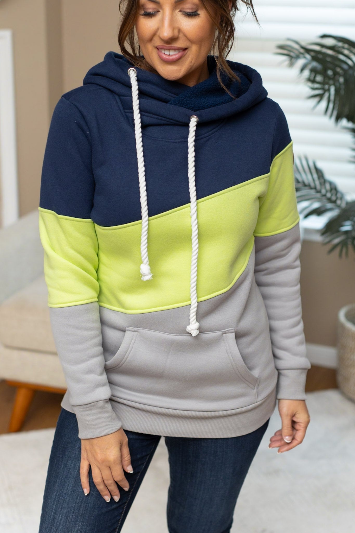 IN STOCK Lizzie Women's Hoodie | Seattle Navy, Lime, Grey