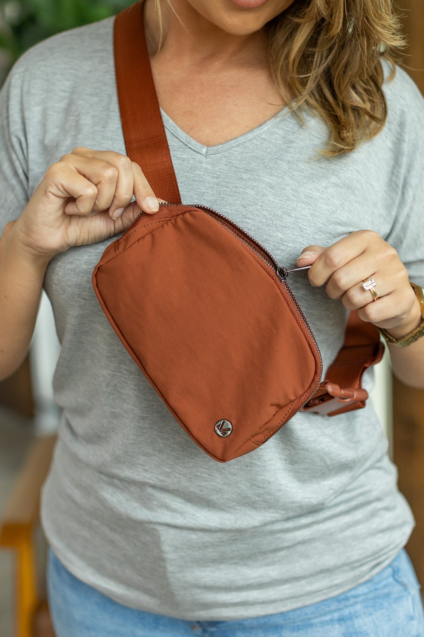 Bum Bag - Rust | Women's orange Fanny Pack 