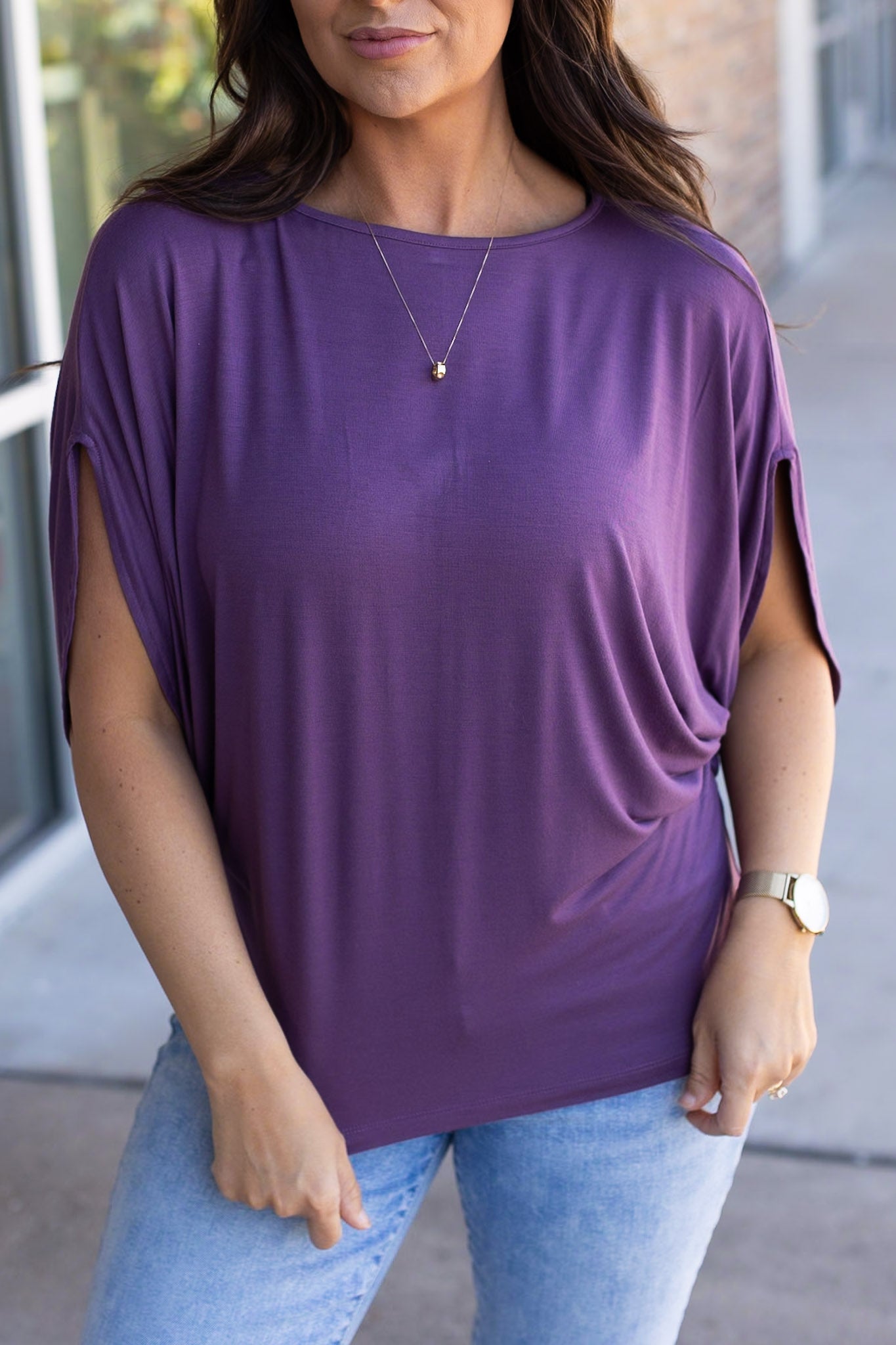 IN STOCK Darcy Dolman - Dark Purple