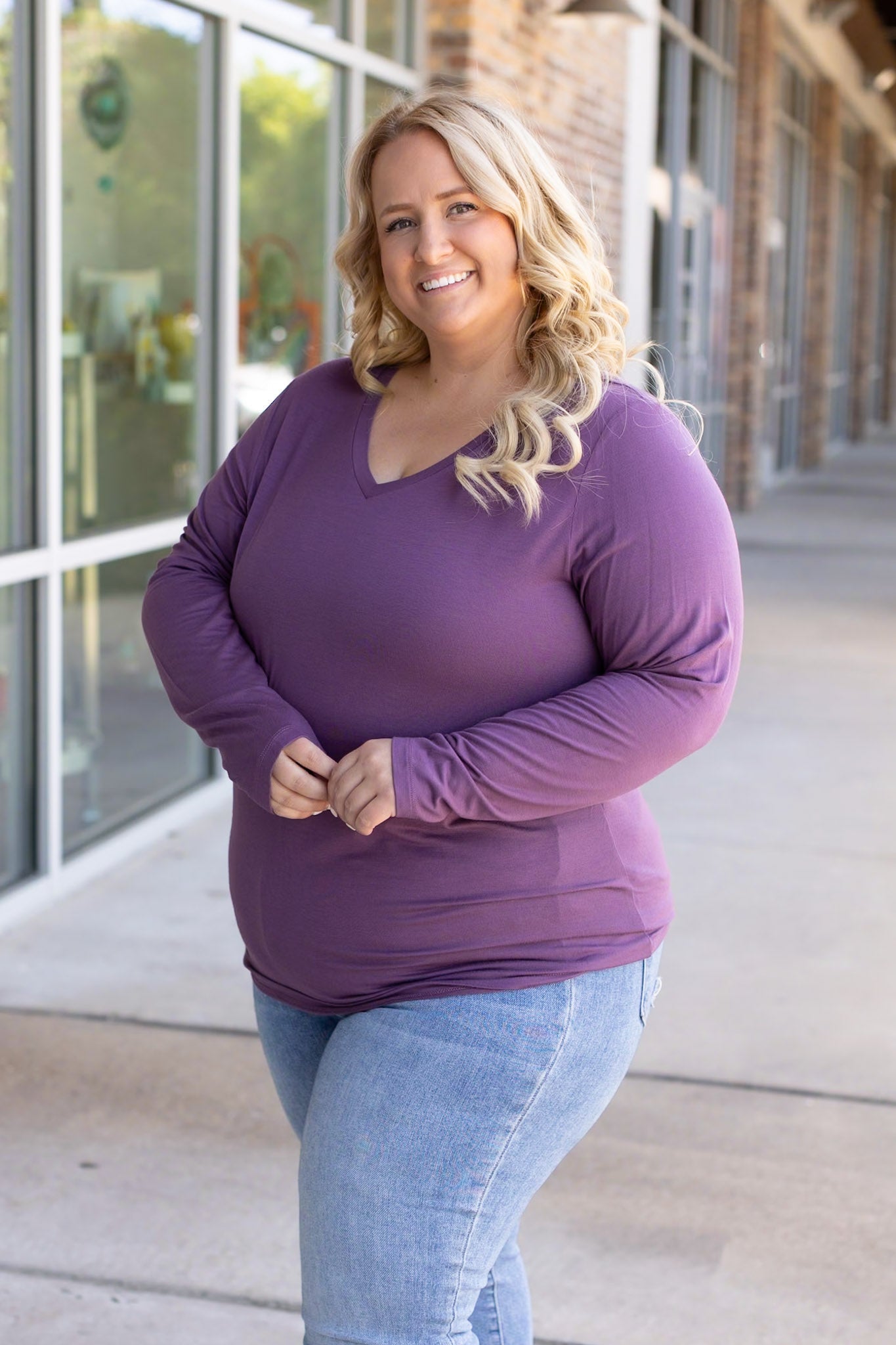 IN STOCK Larissa Long Sleeve - Purple