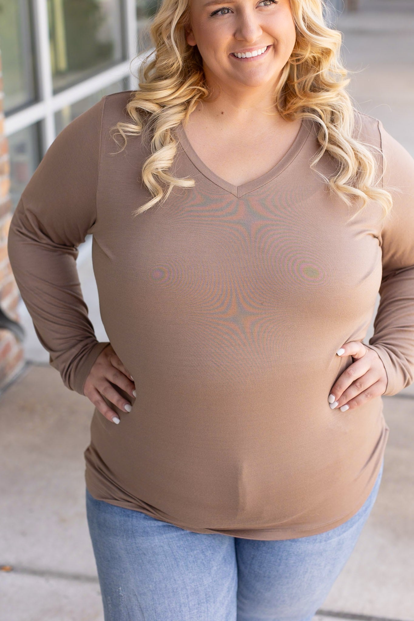 IN STOCK Larissa Long Sleeve - Mocha