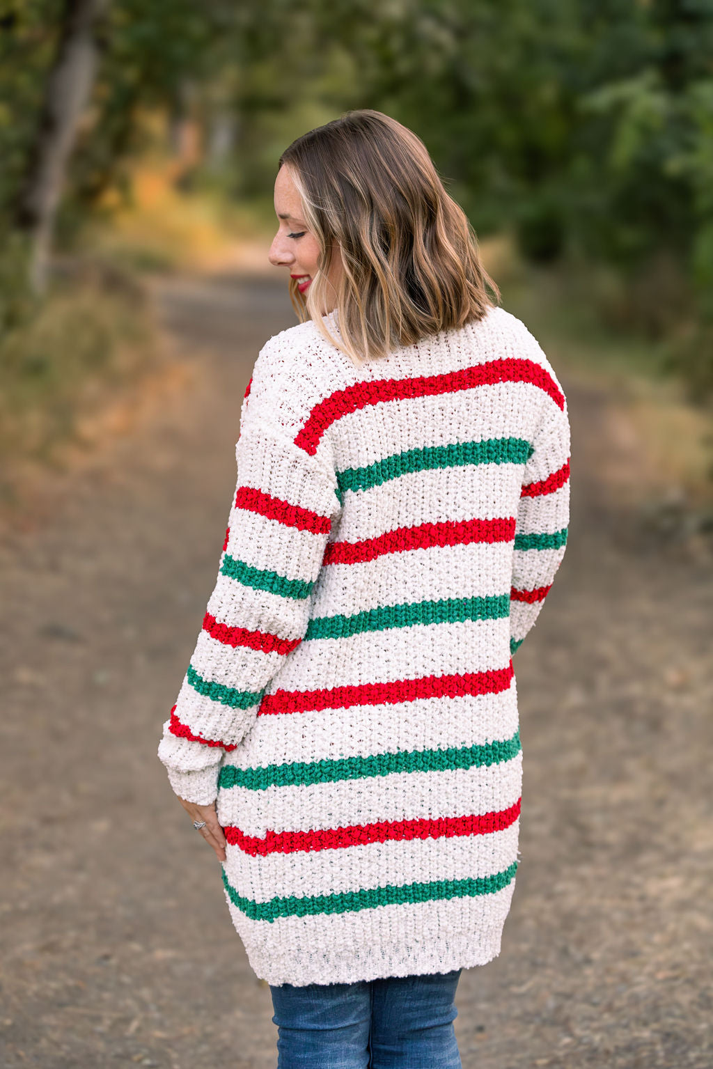 PREBOOK Christmas Stripe Cardigan IN STOCK