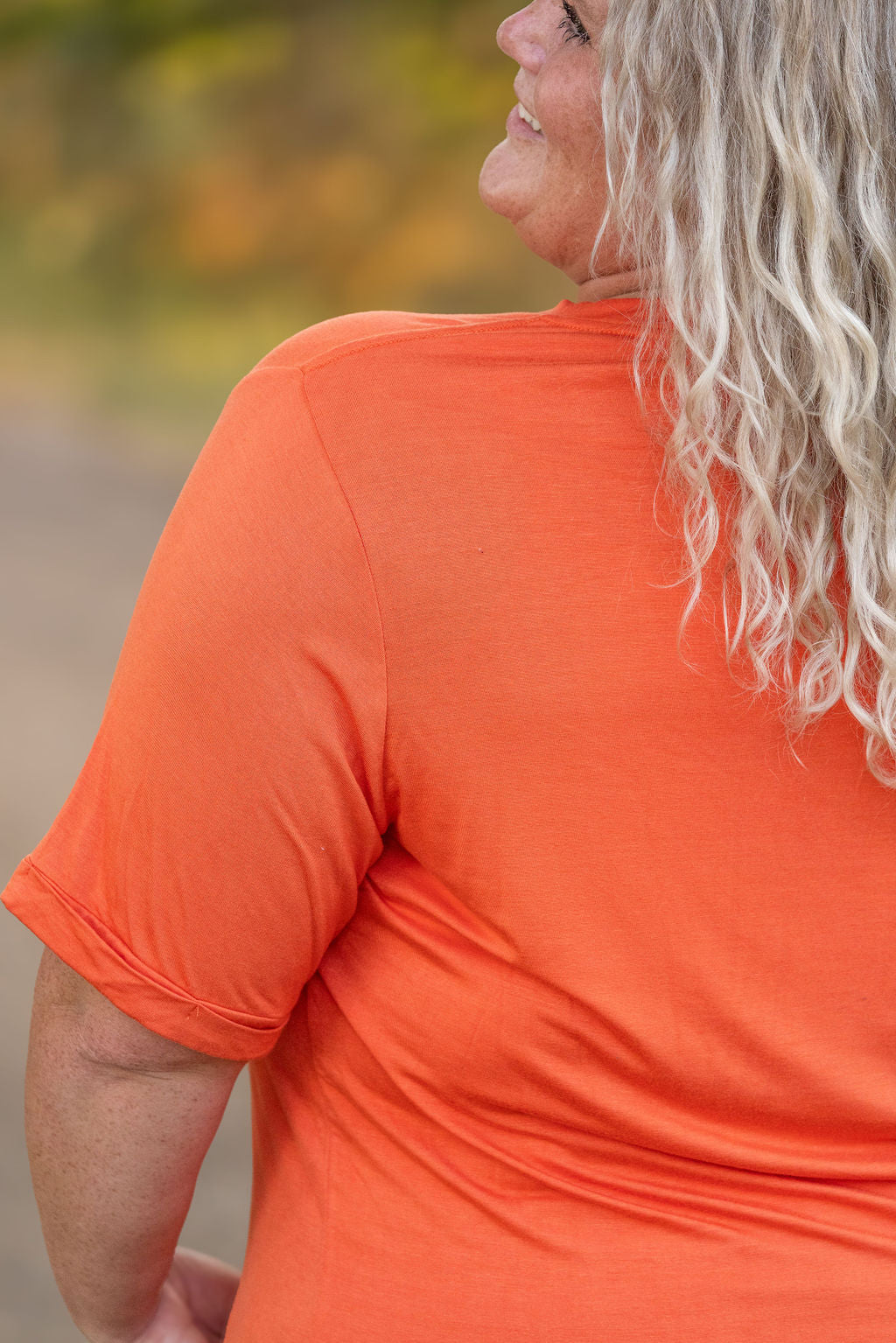 IN STOCK Sophie Pocket Tee - Pumpkin