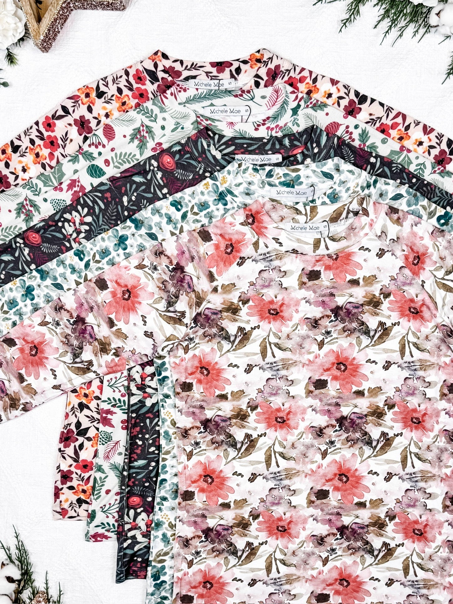 IN STOCK Blair Long Sleeve Top - Floral Sunset