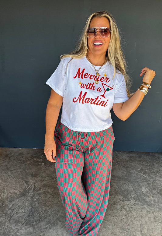 Merrier with a Martini Graphic Tee