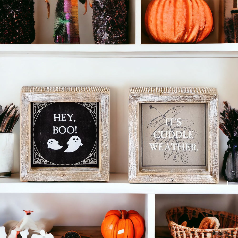 Handmade halloween signs cute
