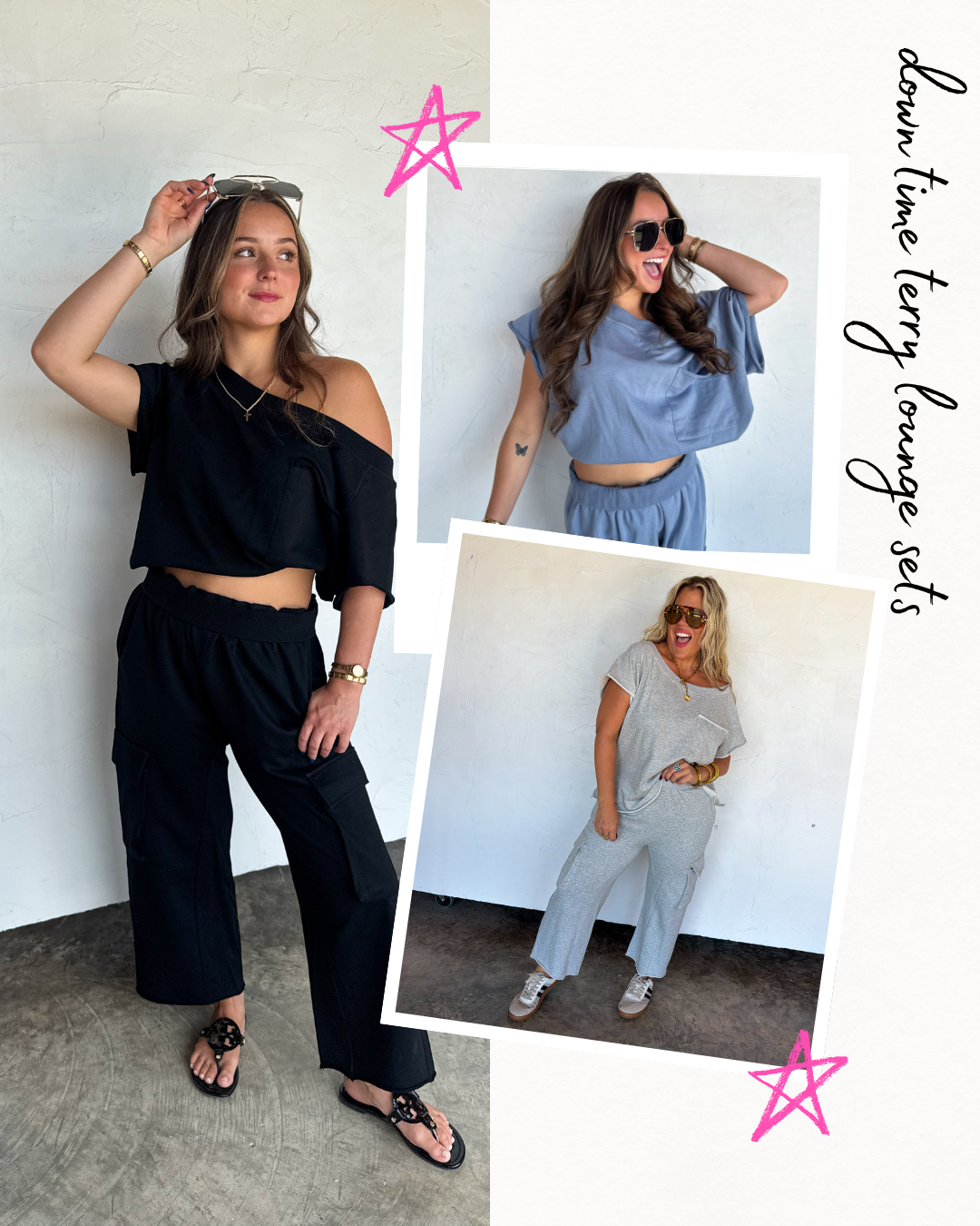 PREORDER: DOWN TIME TERRY LOUNGE SET