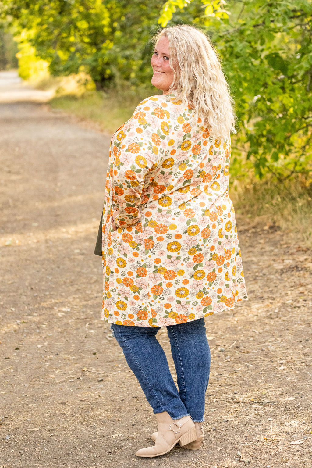 IN STOCK Classic Cardigan - Fall Boho Floral