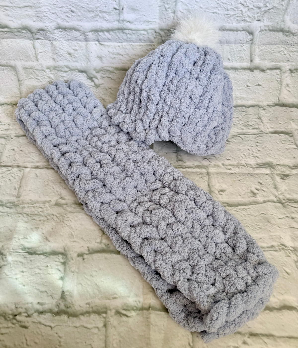 Chunky Knit Hat & Scarf Set