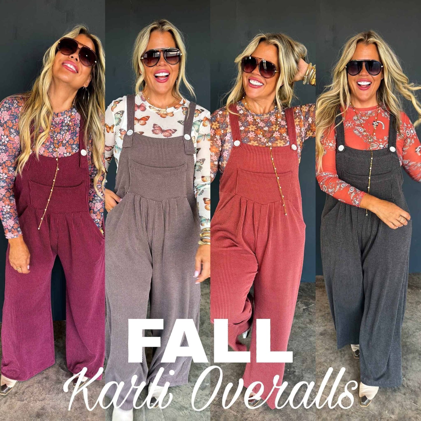 PREORDER- FALL KARLI OVERALLS