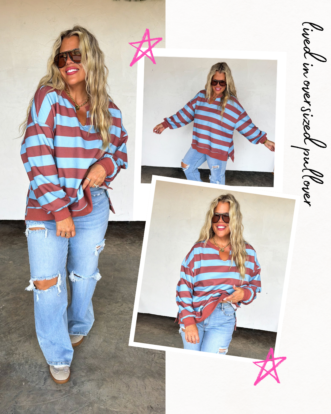 PREORDER- LIVED IN OVERSIZED PULLOVER
